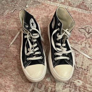 High top platform converse